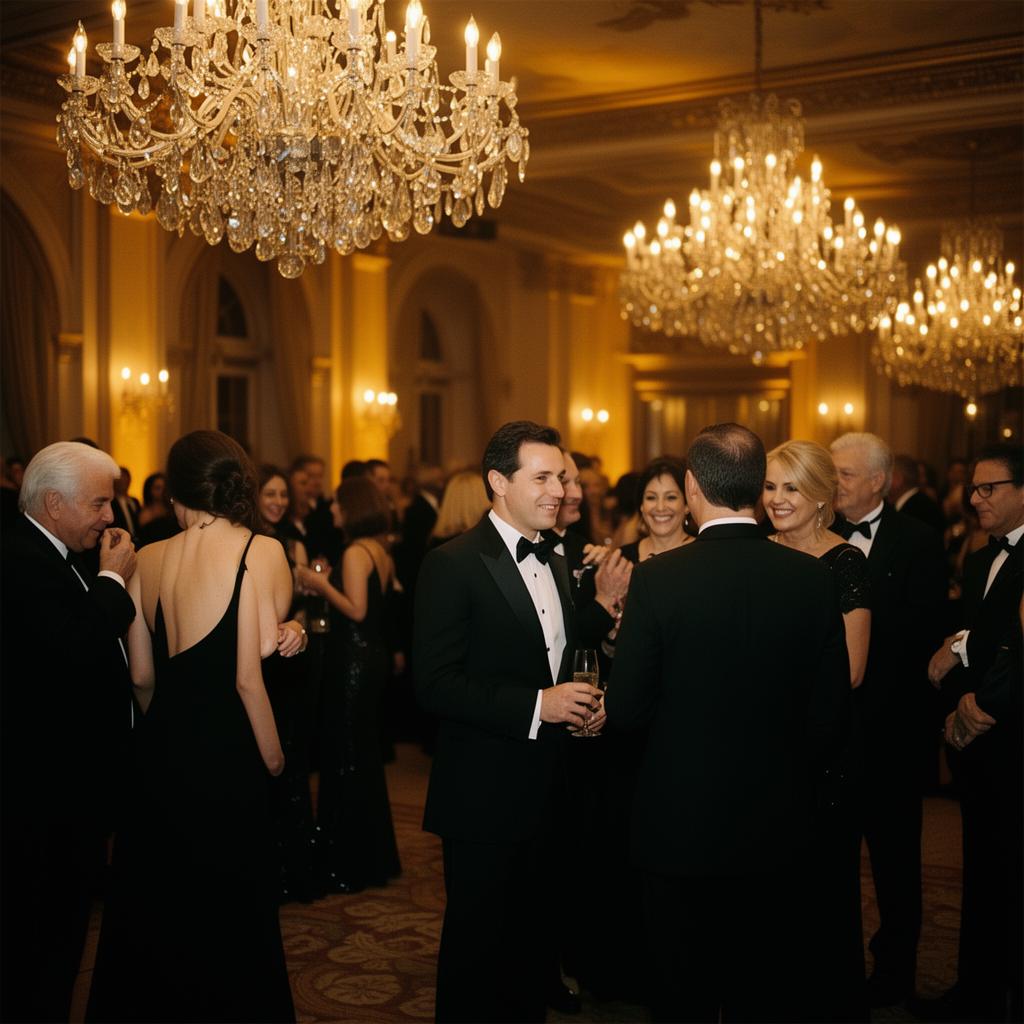 Behind the gala